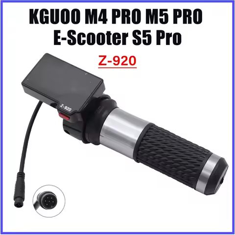 Electric Scooter 48V Z-920 6-Pin LCD Rotary Accelerator Thumb Press Accelerator For KUGOO M5Pro M4 P