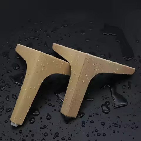 4Pcs Furniture Feet TV Cabinet Support Cabinet Legs Cabinet Feet Table Feet With Screw White Oak Sty
