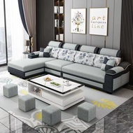 HY/🍒Sofa Small Apartment Modern Simple Rental Apartment B &amp; B Rental House Fabric Sofa Disposable Technology Cloth Sofa