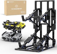 Display Stand for Lego Technic Cars (1:16 Scale Only), 2-Tier Stand for Lego Car 42204 42205 42173 4