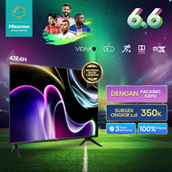 [PACKING KAYU] Hisense TV 43 inch - 43E4H NEW Vidaa U5 system - Smart TV FHD - Bezelless Design - Do