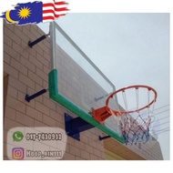 Fiba stabdard basketball boackboard basketball hoop stand wall mount tempered glass basketball backb