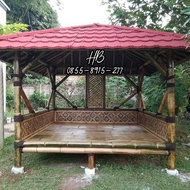 SAUNG GAZEBO BAMBU/TAMAN KEBUN