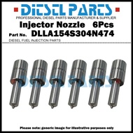 6x Diesel Fuel Injector Nozzle Tips 105015-4740 DLLA154S304N474 NP-DLLA154S304N474 for ISUZU N F Ser