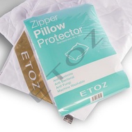 Etoz Zipper Pillow Protector- Tencel Zipper Pillow Protector- Zipper Bolster Protector-  Pillow Pad - Bolster Pad