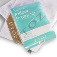 Etoz Zipper Pillow Protector- Tencel Zipper Pillow Protector- Zipper Bolster Protector-  Pillow Pad 