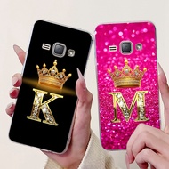 For Samsung J1 2016 Case J120F Clear Aesthetic A-Z Letter Soft TPU Back Cover For Samsung Galaxy J1 