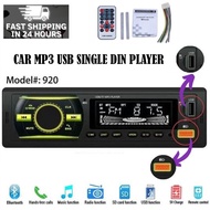 Car Stereo Player Single Din SD USB MP3 WMA Radio Player FM Bluetooth Radio MP3 Player