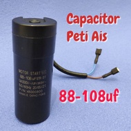 1 biji 88-108uf Fridge Capacitor kapasitor peti ais 88-108uf motor start