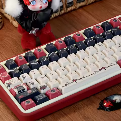 125 Key Palace Secrets Anime Key cap Five Sides Dye Sublimation PBT Keycaps Cherry Profile for MX Sw