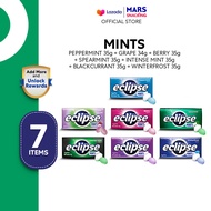 [Bundle of 7] Eclipse Mints Tins Candy 35g 7 Flavour / Sugar Free / Snacks