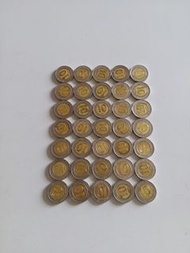 香港:洋紫荊:(10元硬幣):全部1994年:(風水錢):俗稱:(有金有銀):可散買20個:共35個