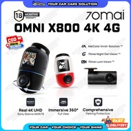 [New Launch] 70mai Omni X800 360° Dashcam with  AI Parking Surveillance HDR Night Vision & 4K resolu