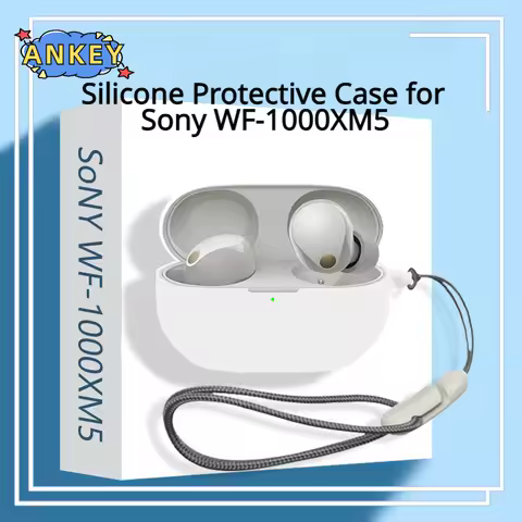 for SONY WF-1000XM5 WF-1000XM4 LinkBuds S Case Protective Cover xm4 xm5 Anti-fall Soft Silicone Wire