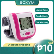 BOXYM Digital LCD Wrist Blood Pressure Monitor Sphygmomanometer Watch