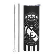 Real Madrid Cr7 20oz Insulated Coffee Mug with Lid, Double Wall Stainless Steel Vacuum Thermal Coffe