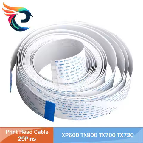 15PCS XP600 29Pins Print Head Cable For Epson XP600 TX800 TX700 TX720 TX820 jv300 VS640 Mutoh 1638 P