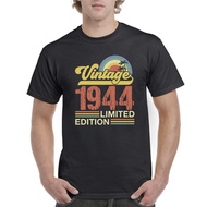 Mens 80Th Birthday Gifts For Him T Shirt 80Th Present 80 Years Old Born In 1944