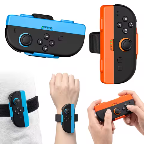 3 Modes Switch Joy-Con Wrist & Leg Straps Adjustable Controller Band for Switch Sports Just Dance