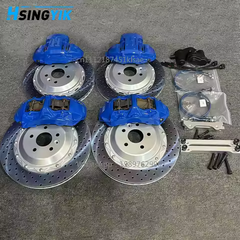 2026 NEW Upgraded 6 4 Pot Caliper Break Pads Discs Brakes Rotors Kits For Toyota Prado 120 Gr86 Yari