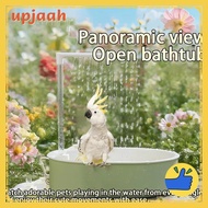 For Conure Budgie Grey Garden for Bird Bath Shower Parrot Bathtub Accessory Bathing Box