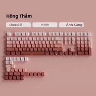 Bộ Keycap Đen Mới 2026 Cho Bàn Phím Cơ Profile OEM PBT Double Shot 75% Đèn Nền Xuyên Thấu Dành Cho G