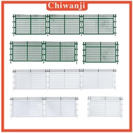 [Chiwanji] Miniature Fence Model Decorative Lifelike Compact 1:64 Scale Fence Barriers Net Model Acc