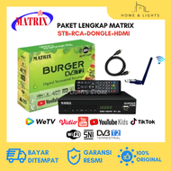 SET TOP BOX TV DIGITAL MATRIX BURGER HIJAU DVBT2 / SET TOP BOX UNTUK TV TABUNG / STB TV BOX DIGITAL 