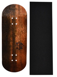 Prolific Wooden Fingerboard Deck, Two Tone - 34mm x 97mm - Handmade, Pro Shape & Size - Five Plies W