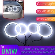 Angel Eyes Kit 6000L Cotton White Halo Ring Light for BMW 7 Series F01 F02 F03 F04 730d 740d 740i 75