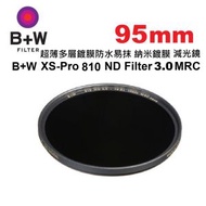 95mm XS-Pro 810 ND3.0 MRC nano Filter ND1000 超薄多層鍍膜納米鍍膜防水減光鏡 (減10級)