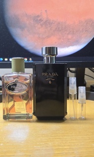 Prada L'homme Intense/ Infusion de Vetiver (decants)