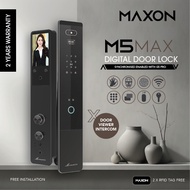 MAXON M5 MAX WIFI DIGITAL DOOR LOCK | PALM RECOGNITION | FACE SCAN | DOOR VIEWER | FINGERPRINT | RFID TAG