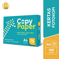 KERTAS HVS FOTOCOPY A4/F4 75 GRAM 1 PACK ISI 500 LEMBAR 1 RIM PROMO COD GRATIS ONGKIR