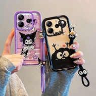 For Realme 14 5G Case Luxury Silicone Shockproof Hand Rope For Realme14 5G RMX5070 Casing Cartoon Ed