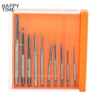 10 ชิ้น HSS M1 M1.2 M1.4 M1.6 M1.7 M1.8 M2 M2.5 M3 M3.5 เครื่องเจาะเกลียวแบบมินิสำหรับเครื่องต๊าปเกล