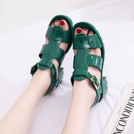 【HOT SALE】Melissa same style Platform muffin shoes block heel beach openwork sandals woman