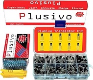 BJT Transistors Assortment Kit - Set of 210 PNP and NPN Assorted Transistors with 250 Assorted Resis