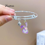 Gelang Kartun Sanrio Kuromi Jade Guigou Dapat Teman Dan Gelang Lonte Ukuran Yang Dapat Disesuaikan