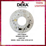 KRONOS DEKA F5DCL DK02-160A-18YW-A2-V0 ROUND LED FAN LAMP/CEILING FAN LED PANEL LIGHT KIT