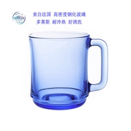 Duralex Tempered Glass Cup Drinking Milk Cup with Handle Simple Microwave Safe Water Glass Cup Frenc