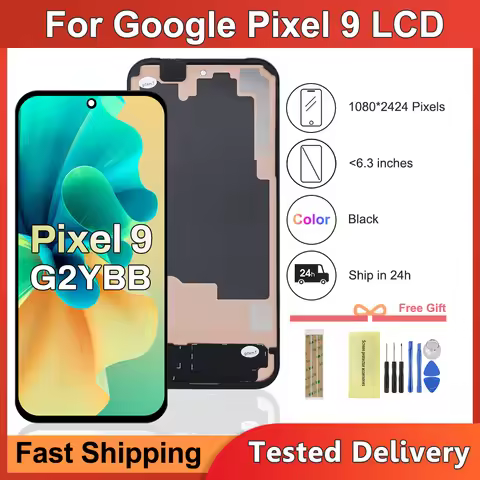 For Google Pixel 9 TFT Screen LCD Display G2YBB GUR25 G1B60 Touch Screen Digitizer Assembly Replacem