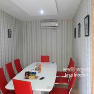 wallpaper dinding waterproof + jasa pasang