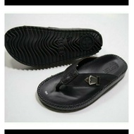 Dép Quai kẹp Nam   da bò thật  Thời Trang Cao Cấp  ĐỨC TRÍ  (Đen Nâu ) - Hàng Chính Hãng MÃ SỐ C22