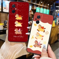 Reno7 Z 5G / Reno 7Z 5G / Reno 8Z 5G case with Horse print CNY Lucky fortune, camera protection