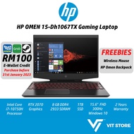 HP OMEN 15-Dh1067TX i7-10750H RTX 2070 8GB 1TB SSD 300Hz 15.6'' FHD W10 2Y Gaming Laptop Intel Core