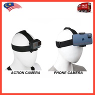 Head Strap mount for MOBILE PHONE SMARTPHONE GOPRO EKEN SJCAM AKASO SJ4000 fishing Vlog Vlogging