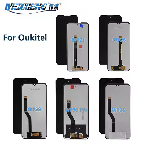 Original For OUKITEL WP21 LCD Display Touch Screen Digitizer WP22 WP23 WP26 WP27 WP28 WP30 WP32 WP33