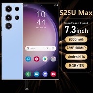 2025 Cell Phone S25U Max 7.3 Inches 16 + 512GB Android 5G Smartphone