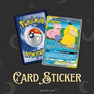 [Pokemon TCG Card Sticker - PSYDUCK] TnG Sticker / Access Card Sticker / Card Sticker